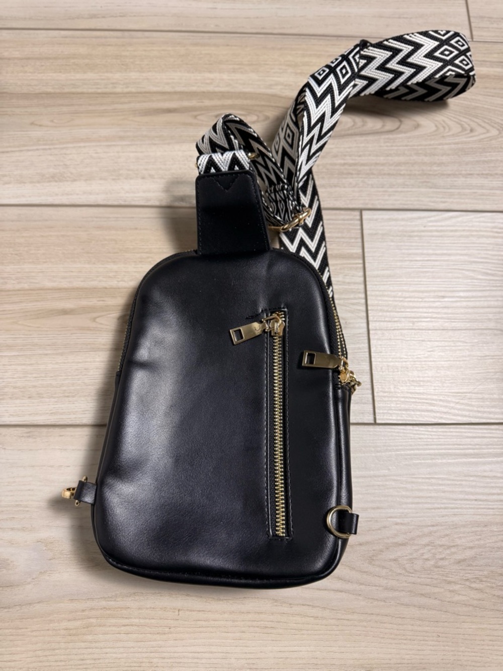 DIOMO Black RFID Sling Bag Crossbody Travel Anti Theft - Picture 9 of 12
